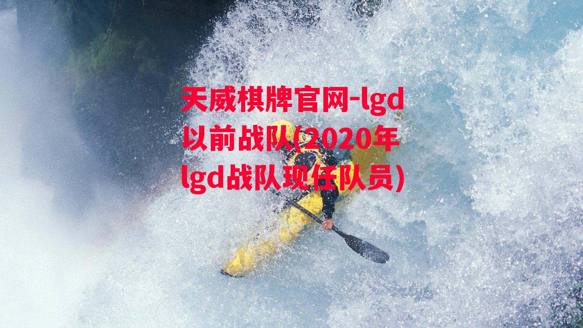 天威棋牌官网-lgd以前战队(2020年lgd战队现任队员)